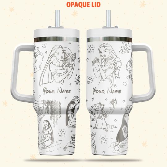 Custom Disney Pocahontas 40oz Tumbler