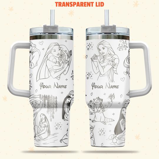 Custom Disney Pocahontas 40oz Tumbler