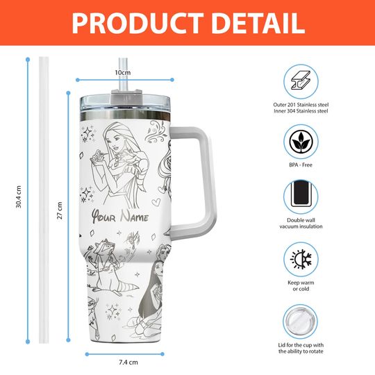 Custom Disney Pocahontas 40oz Tumbler
