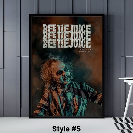 Beetlejuice Poster, 7 Different Beetlejuice Posters, Beetlejuice Movie