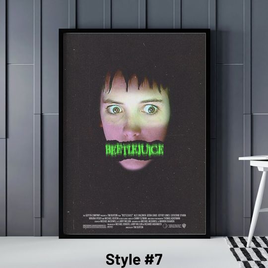 Beetlejuice Poster, 7 Different Beetlejuice Posters, Beetlejuice Movie