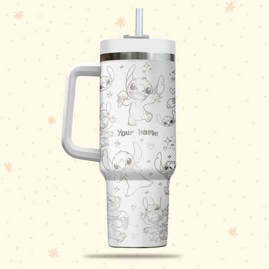 Custom Disney Lilo and Stitch Stitch 626 Tumbler