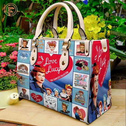 I Love Lucy Vintage Leather Handbag