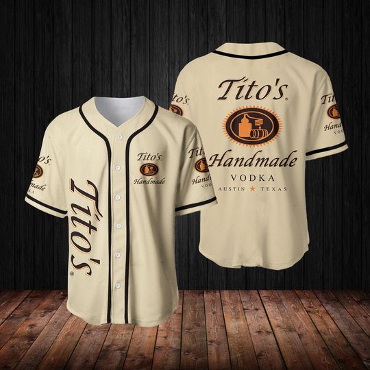 Titos Vodka Baseball Jersey, Titos Jersey Shirt