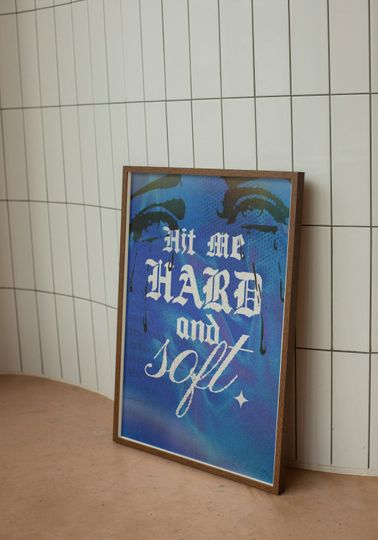 Billie Eilish 'Hit me hard and soft' Poster