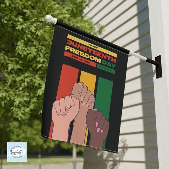 =Juneteenth Flag, Juneteenth Decor, Juneteenth Gift, Black Independence Day Flag, African American Home Decor