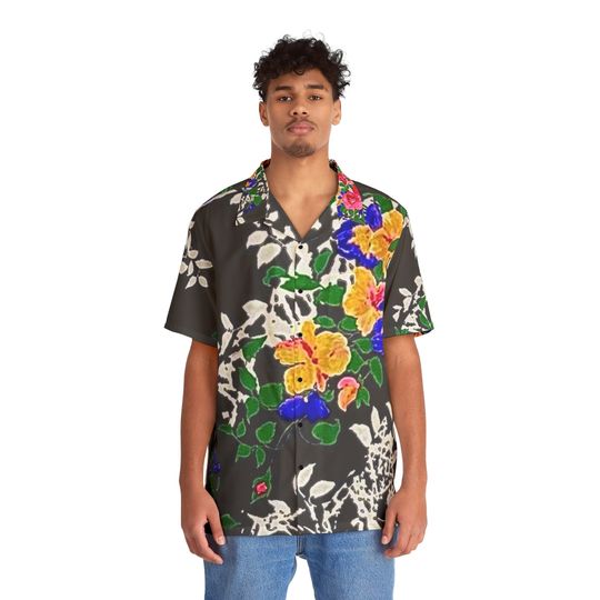 Sublime Men's Floral Hawaiian Shirt (AOP) Colorful