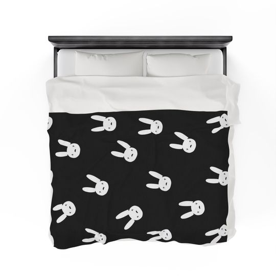 Bad Bunny throw blanket, Bad Bunny Merch
