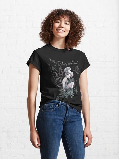 Peter Pan Tinker Bell Believe Drawing Graphic Unisex T-Shirt