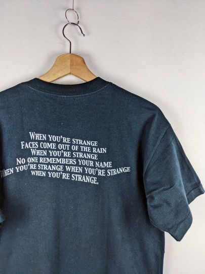 Vintage The Doors Jim Morrison Merch T-shirt Double Side