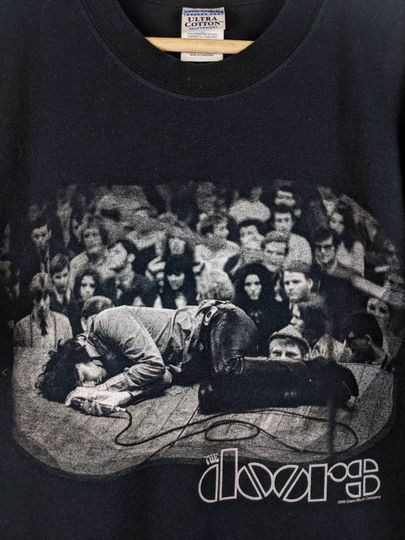 Vintage The Doors Jim Morrison Merch T-shirt Double Side