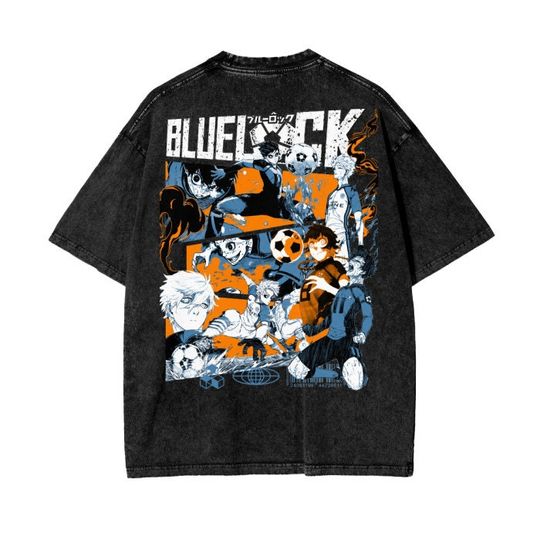 Blue Lock Anime Bachira, Isagi, Nagi Double Sided T-Shirt