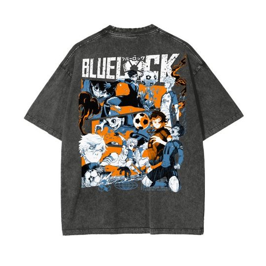 Blue Lock Anime Bachira, Isagi, Nagi Double Sided T-Shirt