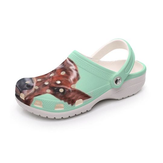 Cow Beef Shoes Fun All Over Print Clogs
