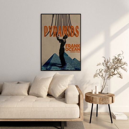 Frank Ocean Poster | Frank Ocean | Pyramids | Trendy Poster | Music Print | Blond