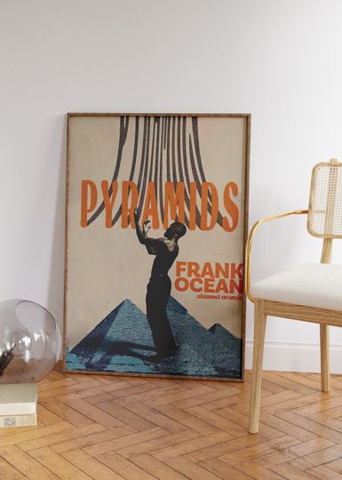 Frank Ocean Poster | Frank Ocean | Pyramids | Trendy Poster | Music Print | Blond