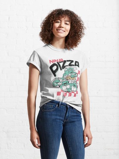 TMNT Ninja Pizza Classic Ninja Turtles T-Shirt