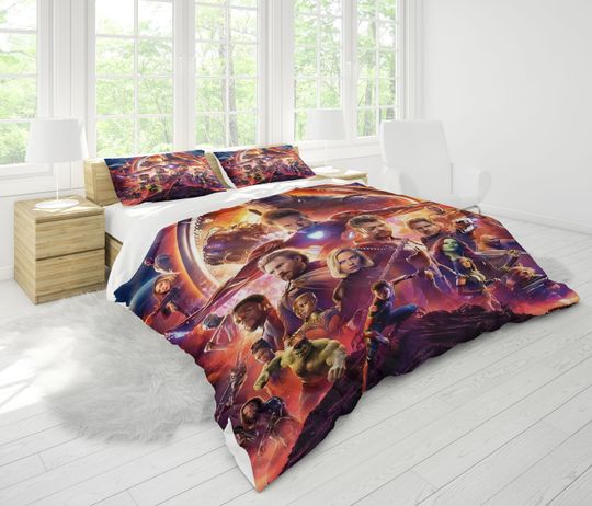 Marvel Bedding Set, Bedroom Decoration, Creative Gifts