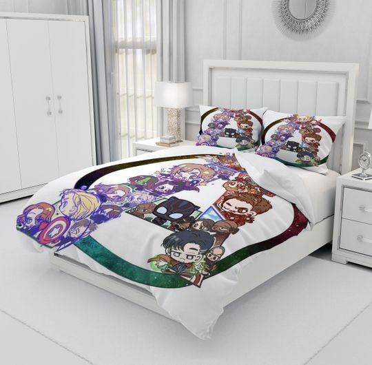 Marvel Bedding Set, Bedroom Decoration, Creative Gifts