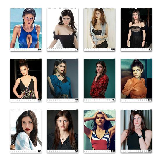 Alexandra Daddario 2024 Wall calendar