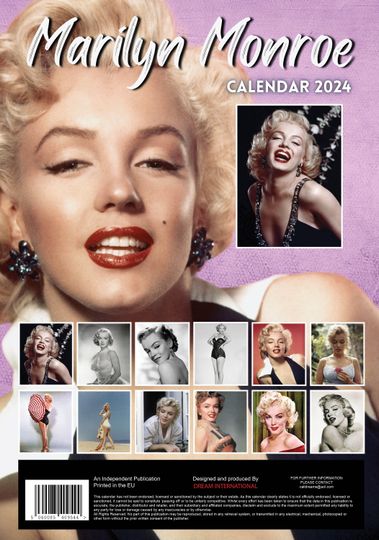 Marilyn Monroe Calendar 2024