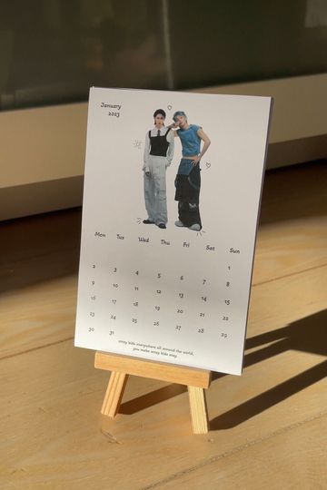 Stray Kids Calendar | 2024 Stray Kids Calendar | Cute Stray kids Calendar | Kpop Calendar