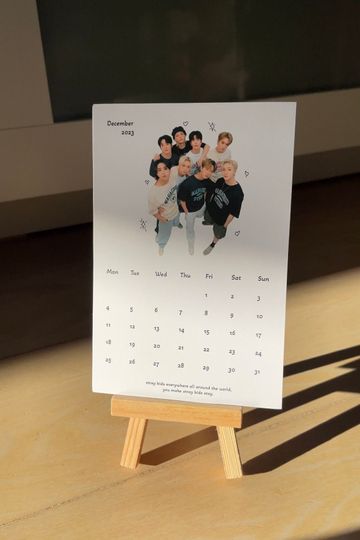 Stray Kids Calendar | 2024 Stray Kids Calendar | Cute Stray kids Calendar | Kpop Calendar