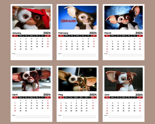 Gizmo 2024 Calendar