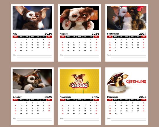 Gizmo 2024 Calendar