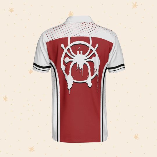 Custom Disney Spiderman Miles Morales Polo Shirt