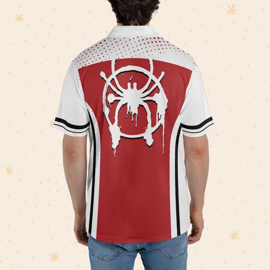 Custom Disney Spiderman Miles Morales Polo Shirt