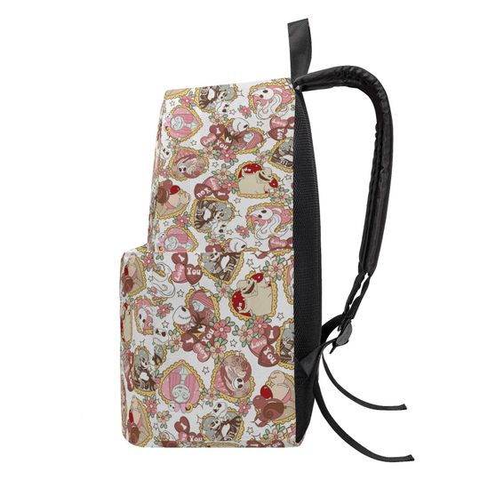 Jack And Sally Nightmare Couple School Backpack