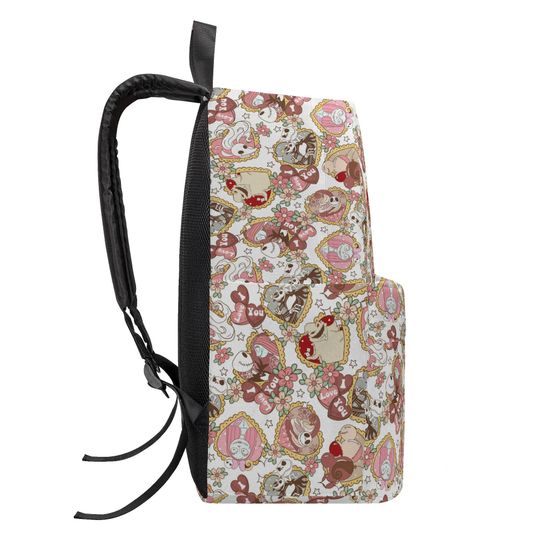 Jack And Sally Nightmare Couple School Backpack