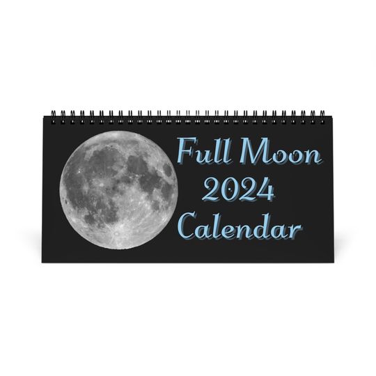 Full Moon 2024 Desk Calendar