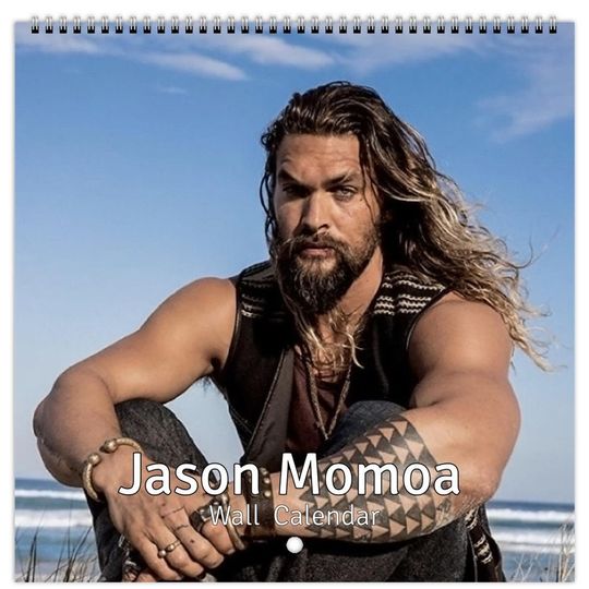Jason momoa Wall calendar, New Year Gift