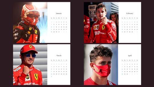 Charles Leclerc 2024 Calendar