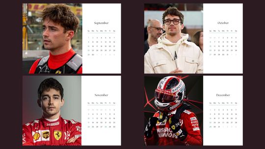 Charles Leclerc 2024 Calendar