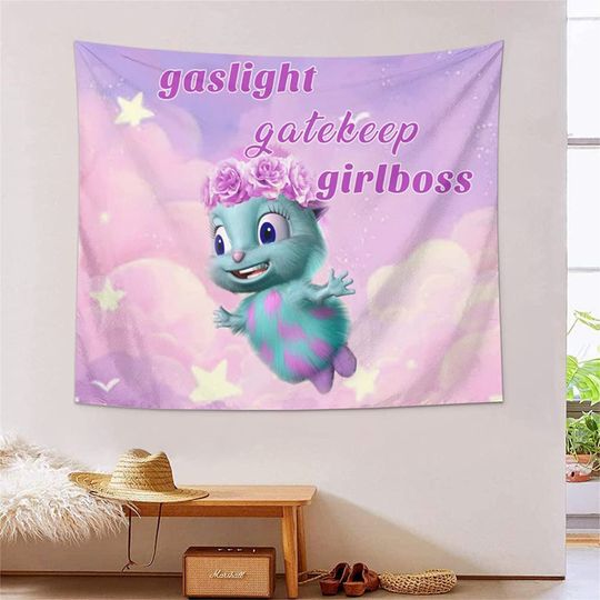 Bibble Meme Tapestry Happiness Novelty Tapestry Wall Hanging Funny Tapestries