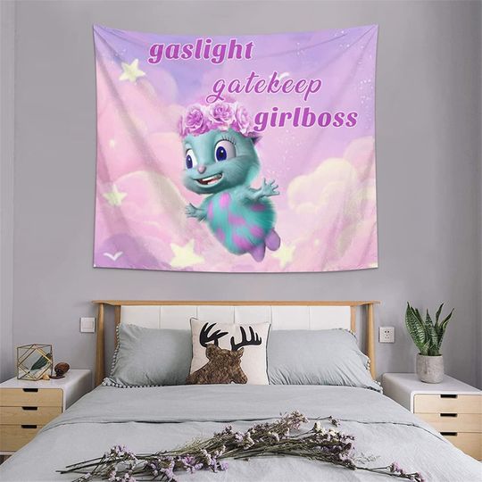 Bibble Meme Tapestry Happiness Novelty Tapestry Wall Hanging Funny Tapestries