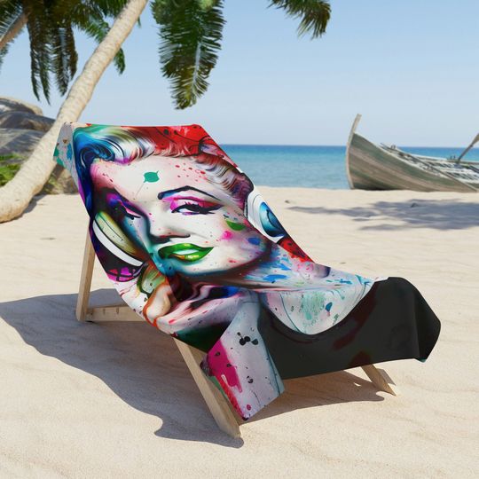 Marilyn Monroe Beach Towel, Marilyn Monroe Merch