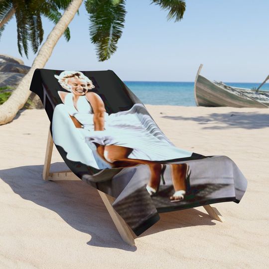 Marilyn Monroe Beach Towel, Marilyn Monroe Merch