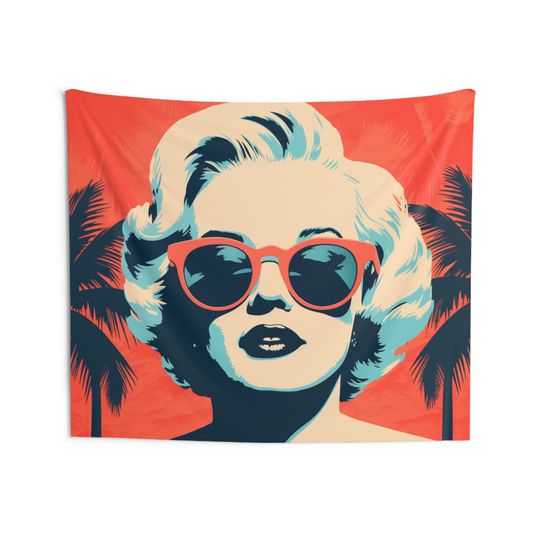 Marilyn Monroe Wall Tapestry, Tapestry Wall Decor, Marilyn Monroe