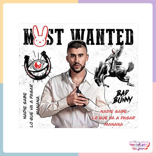 Bad Bunny Tumbler with Lid and Straw 20oz