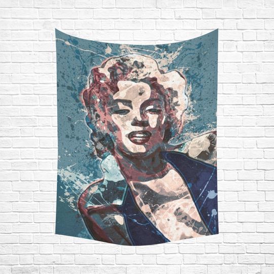 Marilyn Monroe Wall Tapestry, Tapestry Wall Decor, Marilyn Monroe