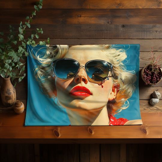 Marilyn Monroe Wall Tapestry, Tapestry Wall Decor, Marilyn Monroe