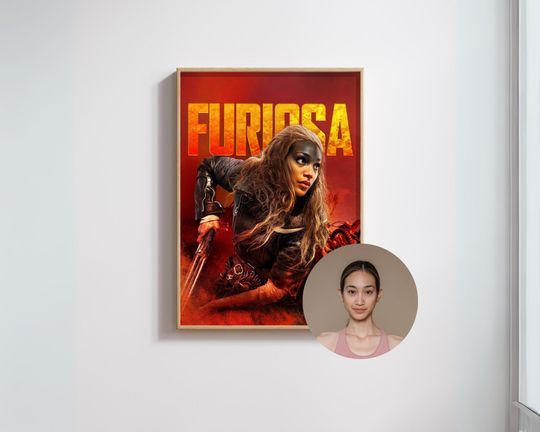 Furiosa Mad Max Poster - Action Film Gift, Gift for her