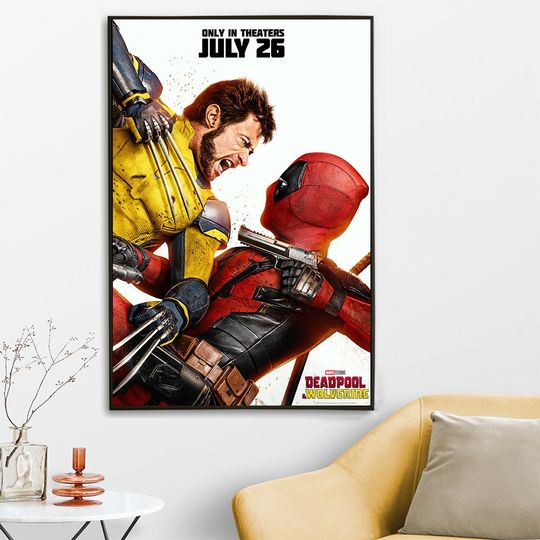 Deadpool & Wolverine Poster Movie Poster Minimalist