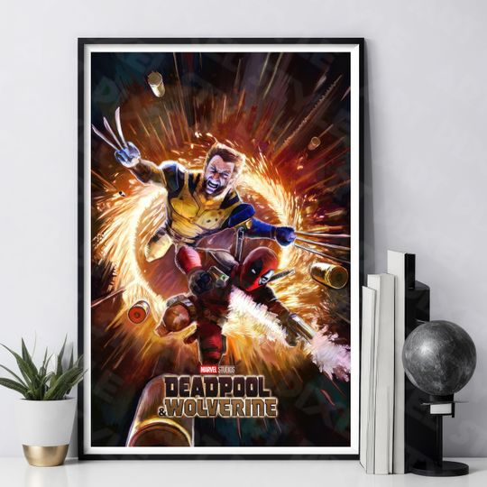 Deadpool and Wolverine - High Quality Canvas Wall Art