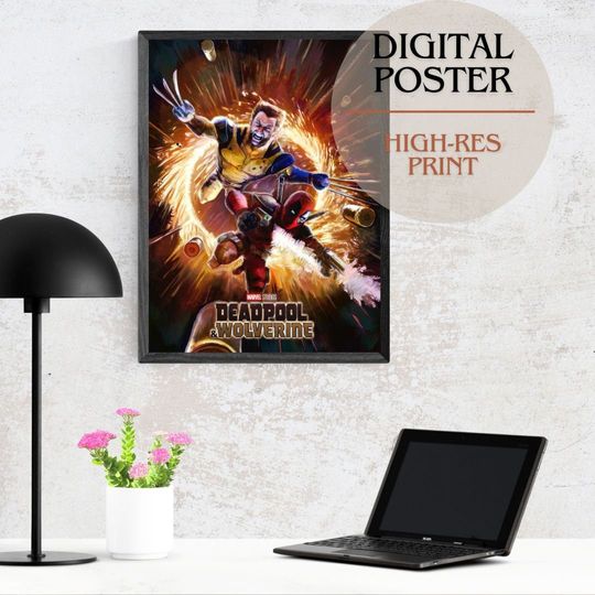 Deadpool and Wolverine - High Quality Canvas Wall Art