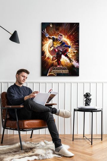 Deadpool and Wolverine - High Quality Canvas Wall Art